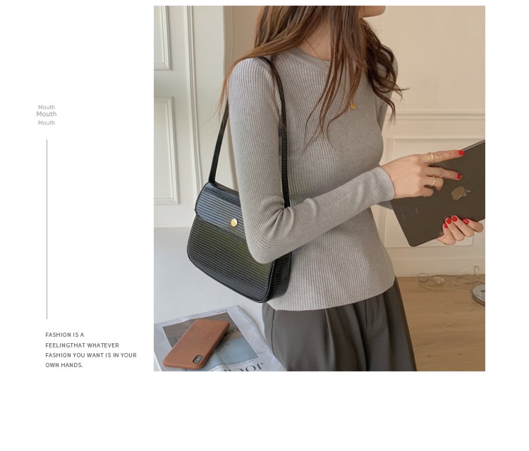 Inner lap Foreign style Self-cultivation black knitting Long sleeve Blazer