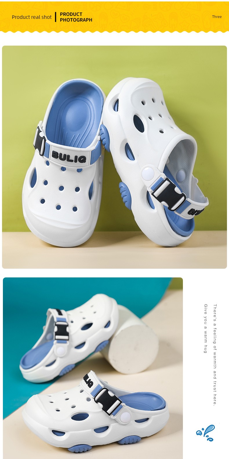 Boys' Summer Slippers, Children's Clogs, Big Kids' Soft-Soled Non-Slip Beach Shoes, Outdoor Dual-Use Boys' Closed-Toe Sandals — 10