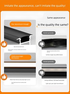 LED Aluminum Alloy Embedded Concealed Linear Lamp