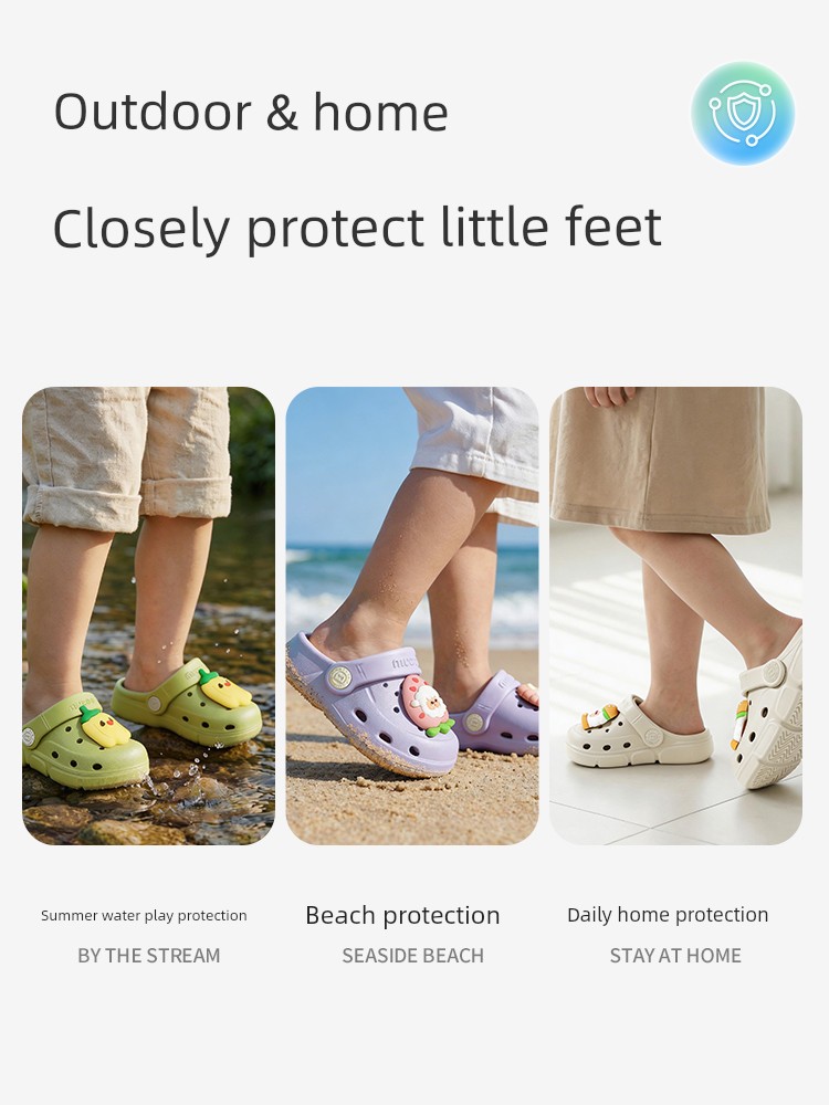 Children's Slippers for Boys, New Summer Style with Plant Essential Oils, Cartoon Clogs for Girls, Kids' Bath Indoor Shoes — 4