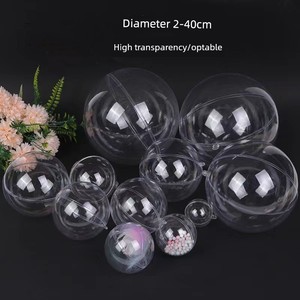 Open and Close Transparent Ball Plastic Ball Acrylic Ball Hollow Large Size Ball Decoration Hotel Banquet Hall Ceiling B