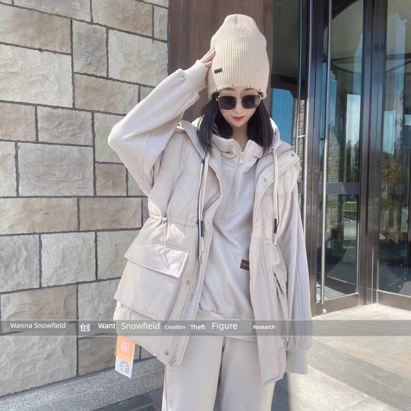 Foreign style Women Down jacket Sleeveless vest Vest