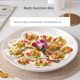 Large plate with super large ceramic household deep plate flat fruit plate steaming plate 14-inch extra large steamed fish chopped pepper fish head plate