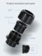 Nylon corrugated pipe fittings internal threaded hose fittings hose quick insert fixed threading pipe bellows waterproof fittings