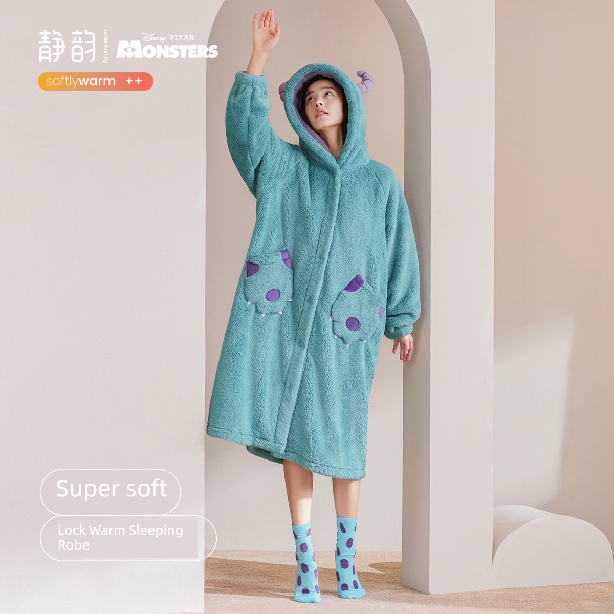 Quiet rhyme Super soft Coral velvet female have more cash than can be accounted for lovely pajamas