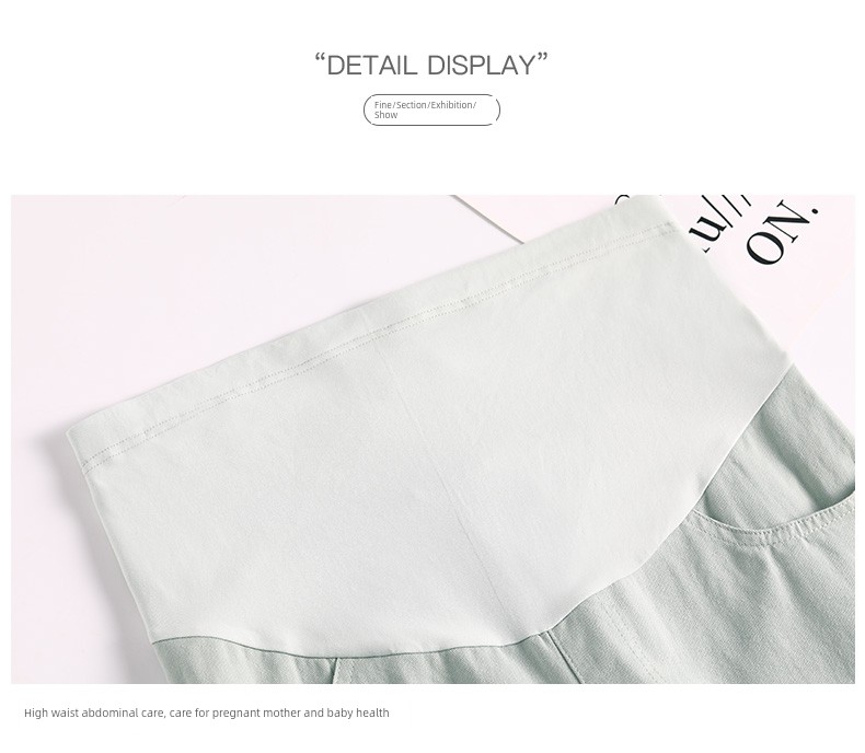 Summer Outwear Thin Pure Cotton Shorts for Pregnant Women — 41