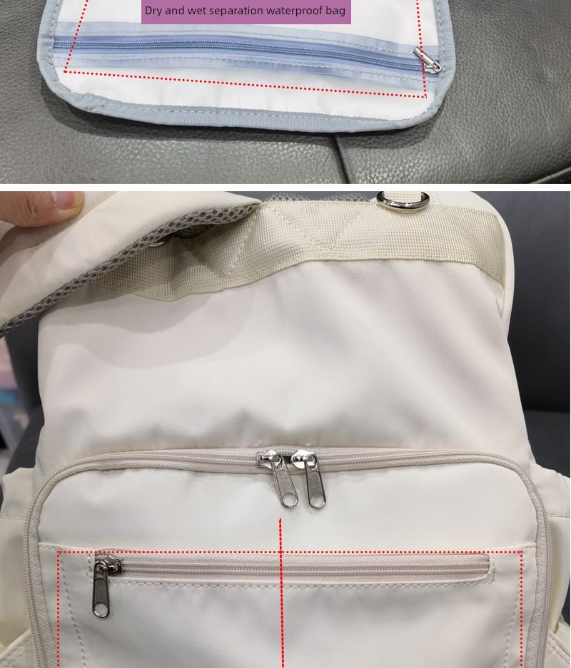 Japan Super Lightweight Waterproof Go out Satchel Baby Diaper Bag — 21