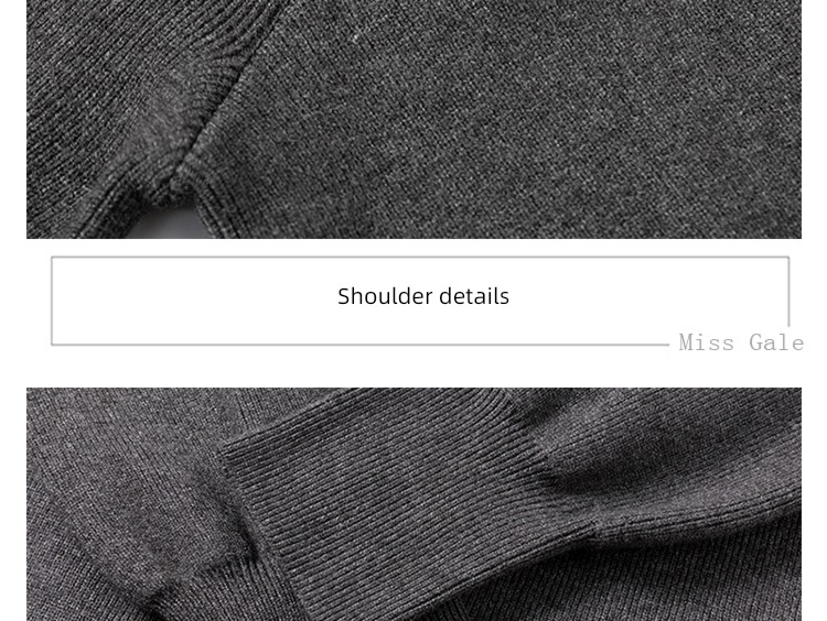 Autumn and winter Inner lap Show thin Lay a foundation knitting Dress