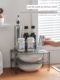 Refrigerator interior storage rack leftover storage rack layered heightened partition plate side rack kitchen countertop bowl finishing rack