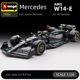 1 24 Mercedes-Benz W14F1 racing model 2023 alloy simulation model Hamilton Equation Toys