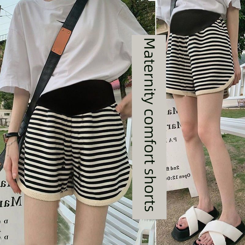 Maternity Shorts, Sleep Pants, Home Pants, Leggings, Anti-Exposure Safety Pants, Summer Thin Wide-Leg Pants, Casual Pants, Plus Size — 2