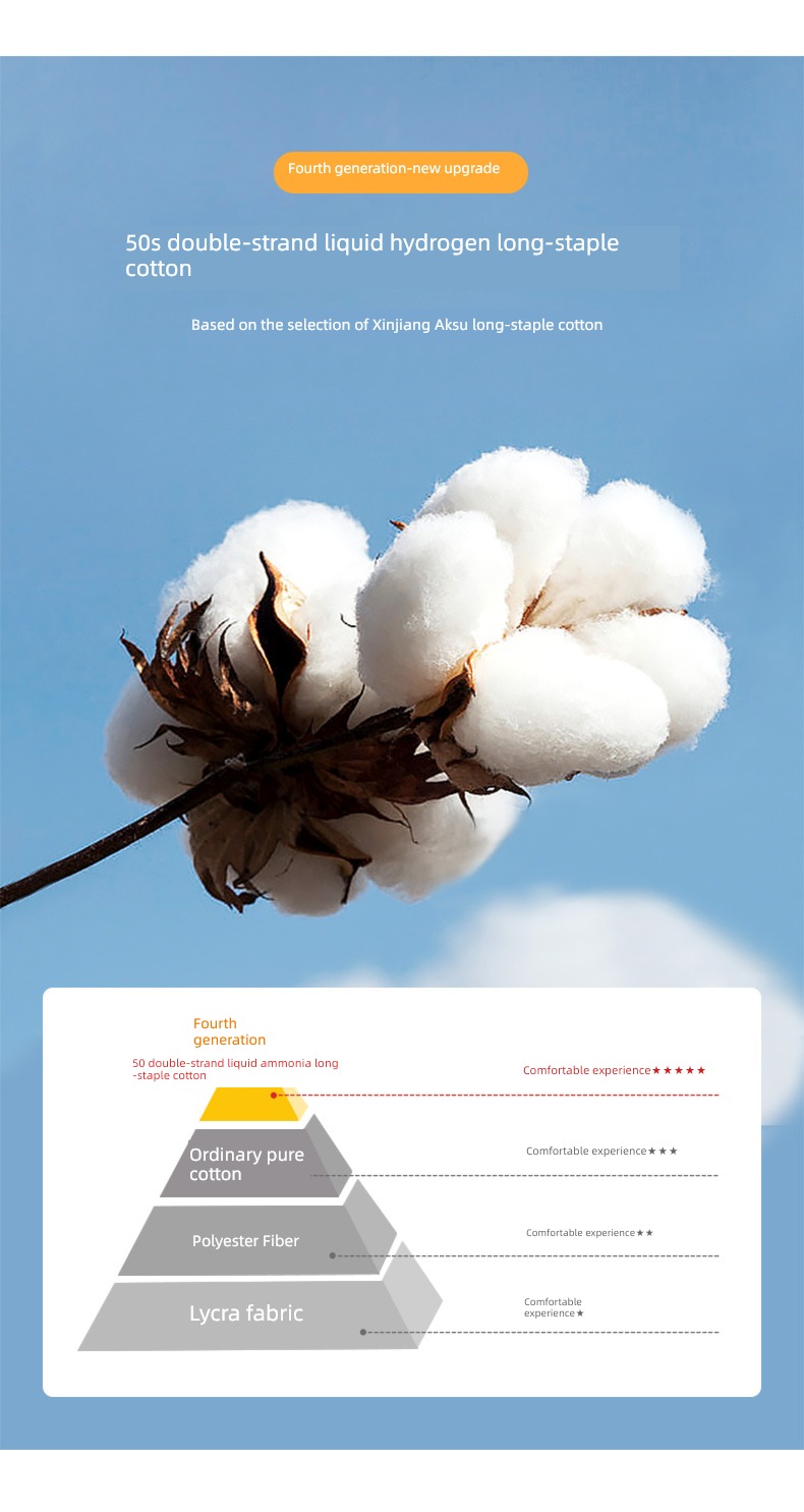 liquid ammonia ma'am Self-cultivation jacket Xinjiang cotton Short sleeve T-shirt