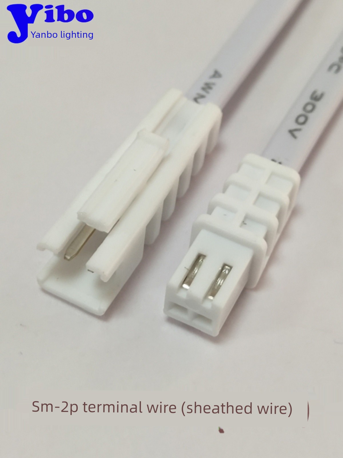 Male-Female Plug-In Led Driver Power Cable Sm2P Terminal Cable Plug-In Connector Electronic Terminal Block 2-Position Connection Cable
