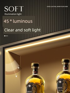 Led Embedded 45-Degree Luminous Cabinet Light
