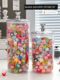 Mengli Storage Box Large Capacity Mini Figure Display Rack Sealed Candy Cane Ornament Store Rack Transparent Pang Bottle