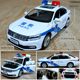 Children's police car toy alloy simulation police car car model Volkswagen Passat 110 special police boy