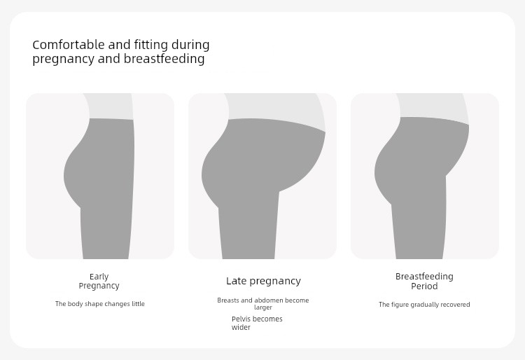 Maternity Pajamas with Breast Pads, Pure Cotton, Sweat-Absorbent, Autumn and Winter Style, Nursing Maternity Sleepwear, Summer Thin Style, Postpartum — 11