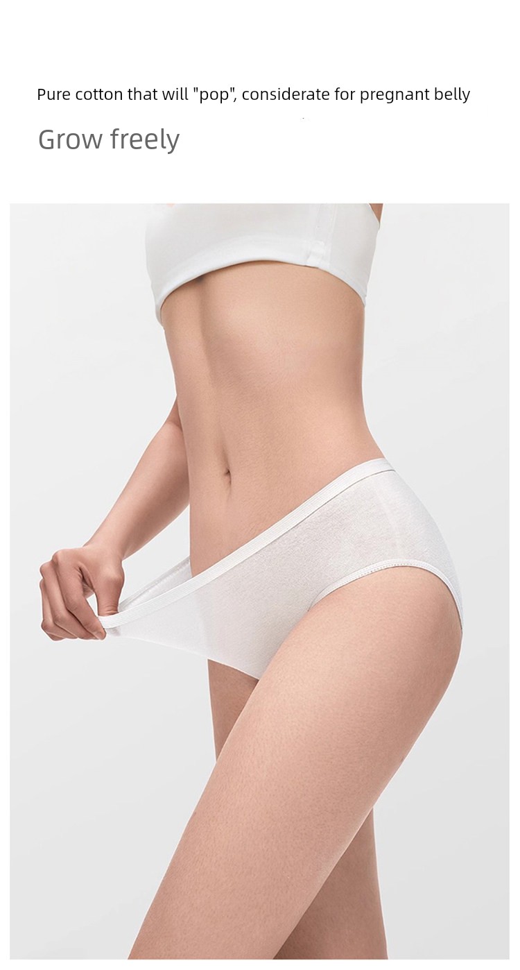 Catman 10A Disposable Underwear for Women, Pure Cotton, Antibacterial, for Pregnant Women, Postpartum, Large Size, Travel, Daily Disposable Underwear — 17