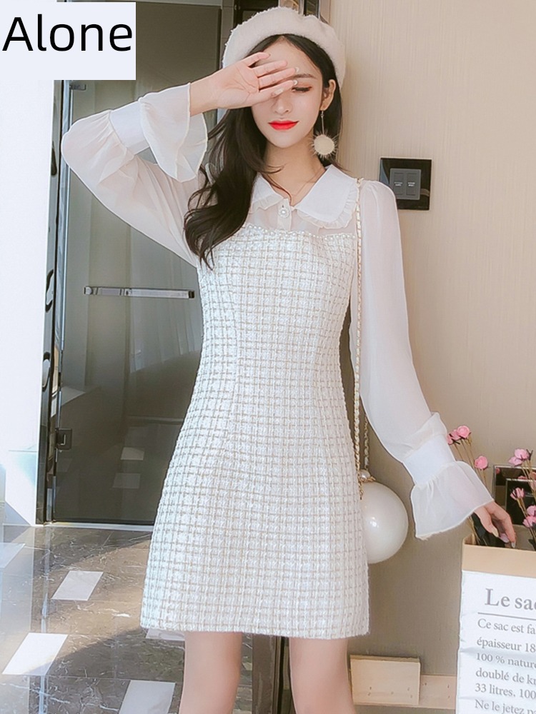 Little fragrance Plush Spring  Goddess Dress