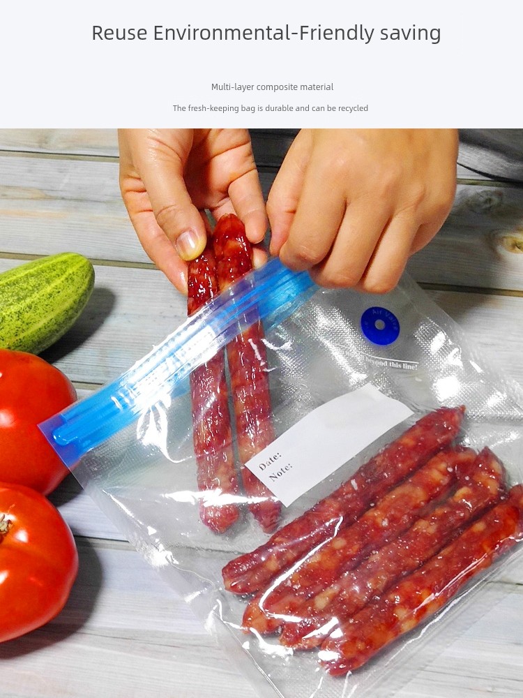 Vacuum Food Bag Cross-Border Amazon Clothes Warning Message Packaging Bag Suction Fresh Household Storage Compressed Volume