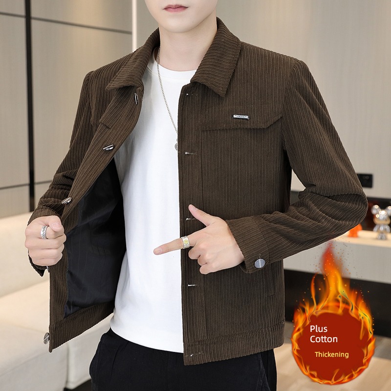 have cash less than that is registered in the accounts Autumn and winter Light luxury Woollen cloth jacket man loose coat