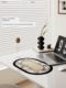 Light luxury dining table mat high-end heat insulation mat anti-scalding Western place mat waterproof oil-proof simple modern leather place mat