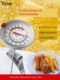 Oil thermometer Fried commercial probe baked food liquid temperature kitchen high temperature high precision oil thermometer table