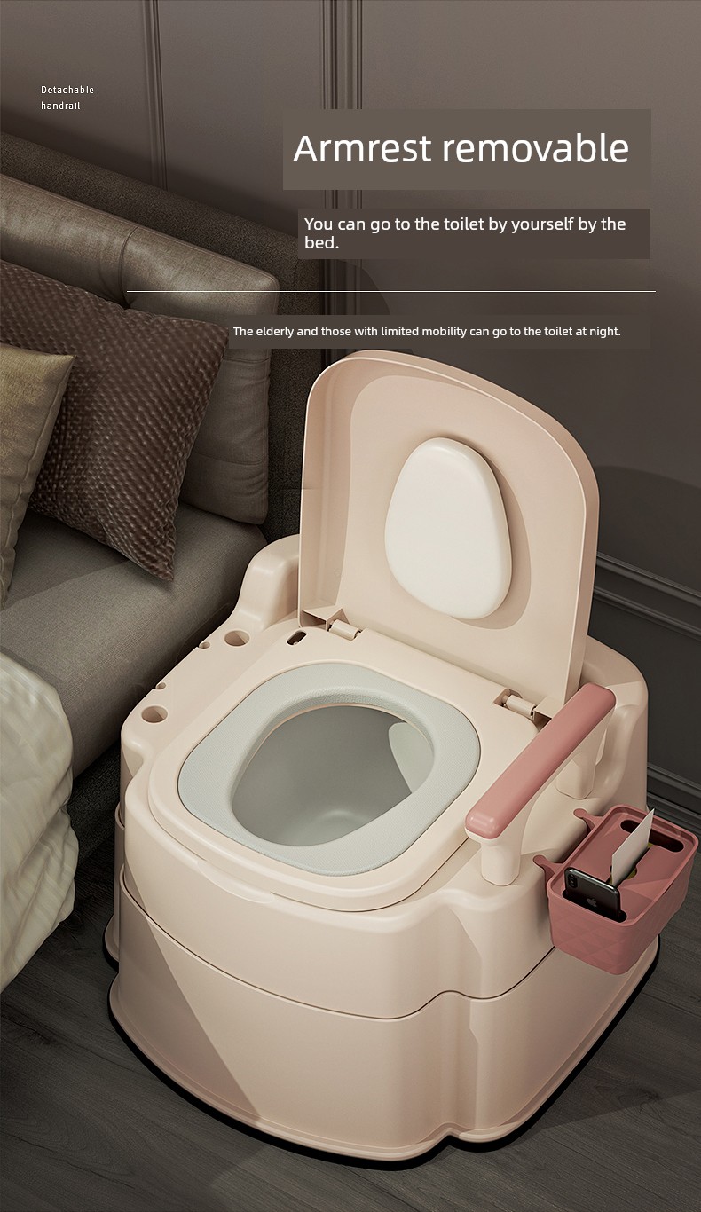 Movable For Home Elderly Deodorizing Filter Indoor Toilet — 5