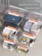 Storage box transparent plastic household toys snacks groceries sorting clothes and items super large capacity thickened storage box box