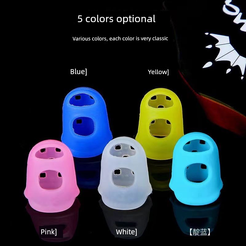 吉他防痛指套儿童尤克里里小提琴弹琴保护左手手指加厚硅胶手指套