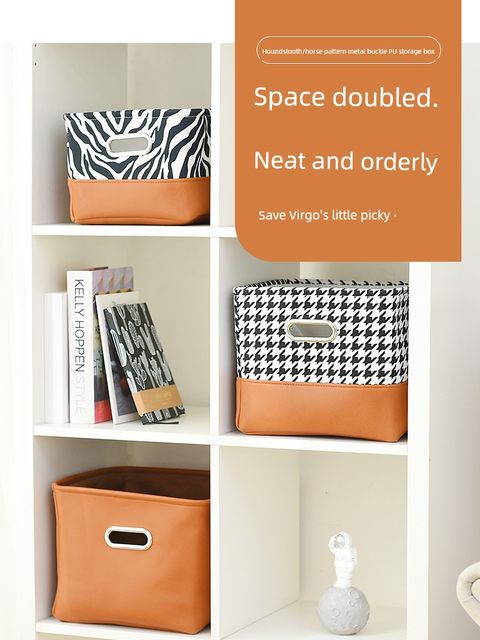 Desktop storage box Clothes organization box Storage box Storage basket Large household fabric drawer toy storage box