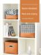 Desktop storage box Clothes organization box Storage box Storage basket Large household fabric drawer toy storage box