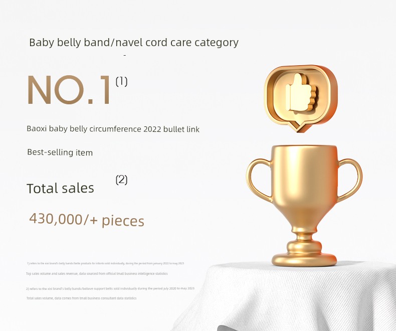 Qianxi Autumn Prevent Catching Cold Newborn Pure Cotton Bellyband — 3