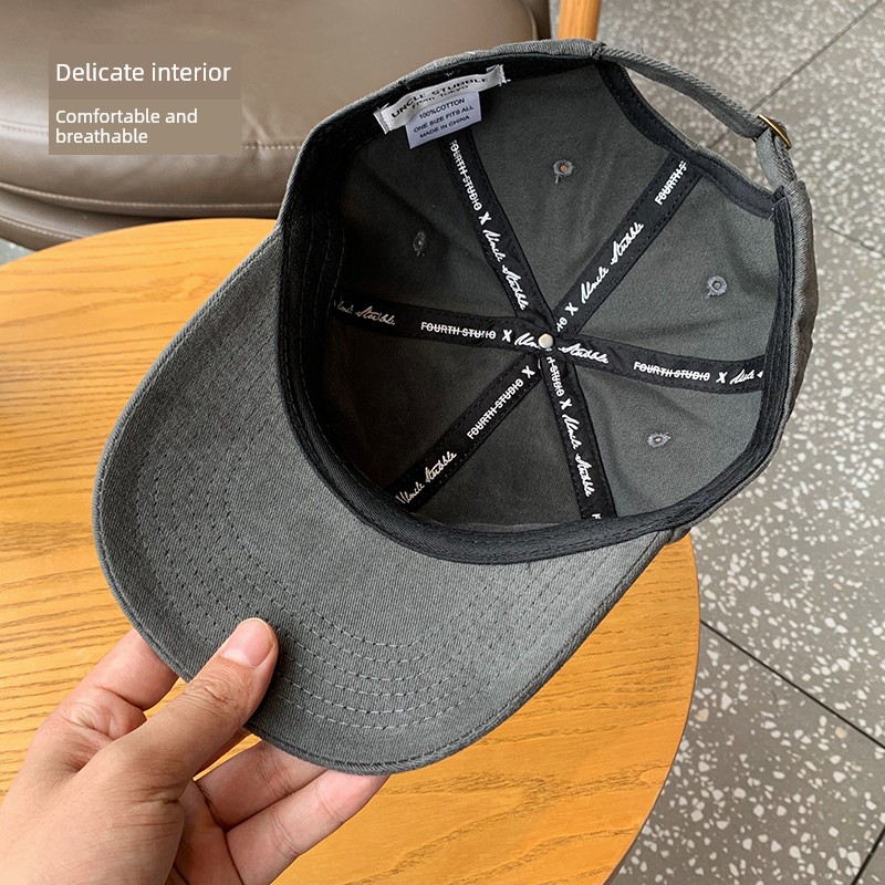 men and women Same Four seasons New products Soft roof Versatile peaked cap