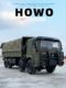 JKM1/64 Howo 8X8 integrated metal car model balance shaft military truck toy car collection gift ornaments