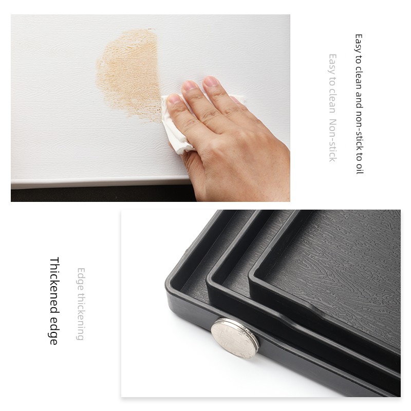 Rectangular Plastic Melamine Tray for Hotel Guest Rooms, Tea Tray, Cup, Toiletries Storage Tray, Suitable for Guesthouses and Commercial Use