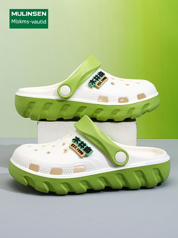 Mulinsen Children's Clogs for Boys, 2026 New Summer Model, Boys' Slippers, Non-Slip, Silent, for Older Children, with a Soft Stepping Feel — 2