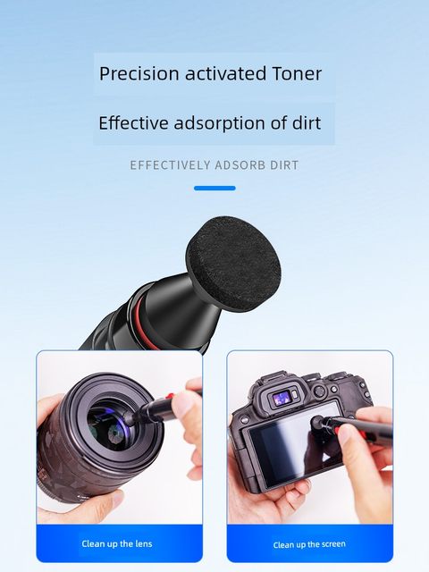JJC Suitable for Canon Fuji Sony Nikon SLR Digital Camera Micro Single Lens Cleaning Set Lens Pen Blowing Lens Cloth Mitigation Cloth Cleaning Tool Brush