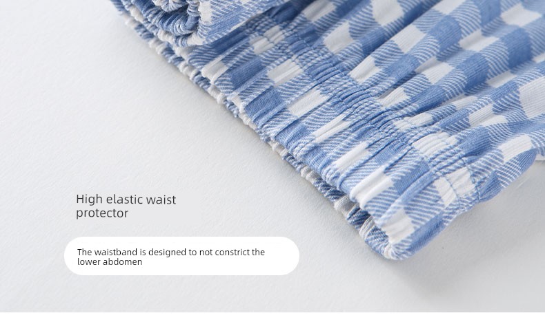 "Strong Recommend" Kids Modal Pajamas Suit Boys' Home Wear Parent-Child Pajamas Baby Gingham Western Style — 25