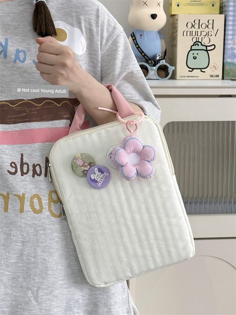 可爱撞色手提11寸iPadpro平板内胆包14寸笔记本电脑保护套收纳包