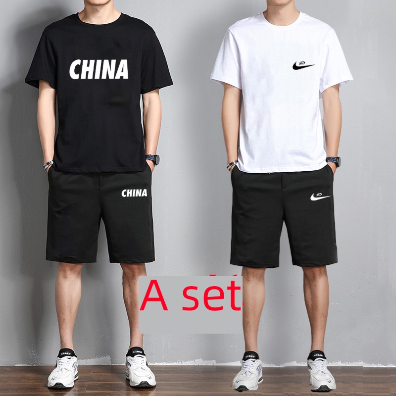 Chaopai Short sleeve Undershirt man Compassionate Sports suit