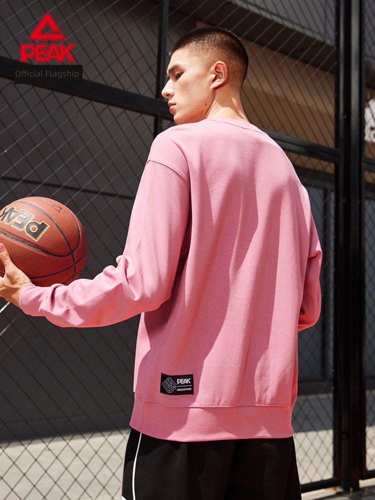 Peak male Round neck Bodybuilding Casual and versatile motion Sweater