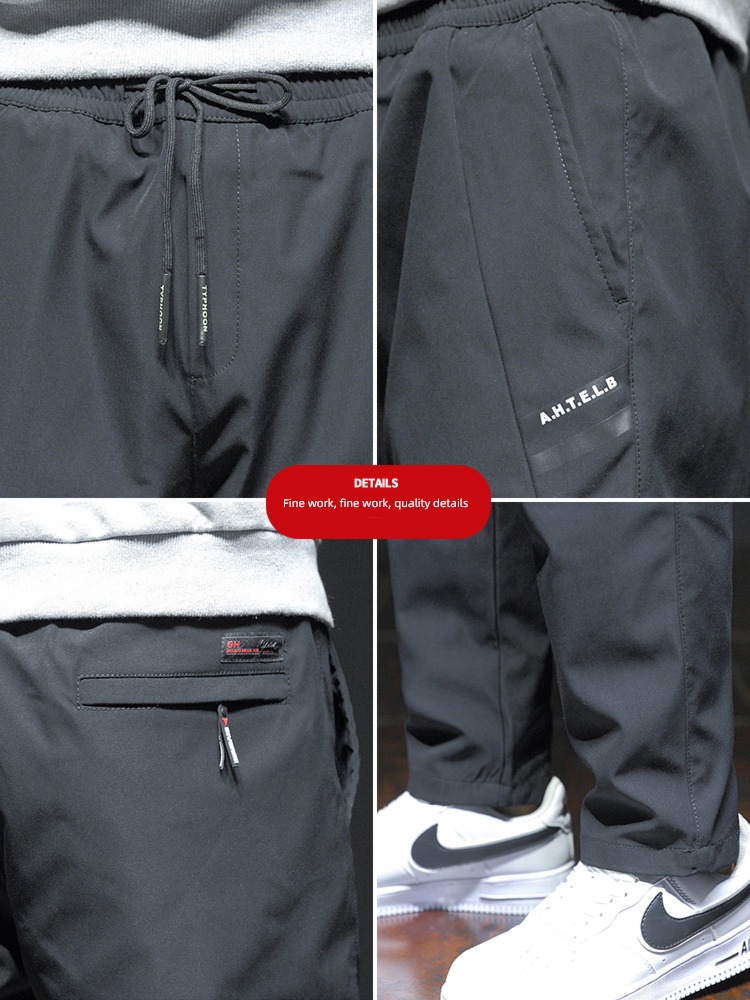 NGGGN Wear out Windbreak leisure time White duck down trousers