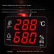 Temperature and humidity meter industrial grade high precision large screen factory warehouse with probe alarm display instrument AS106A