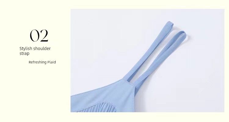 French-Style Family Matching Outfits, Gradient Mother-Daughter 2026 New Summer Beach Vacation Family of Three Mother-Son T-Shirts and Strap Dresses — 7