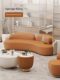 Beauty salon lounge area Hotel lobby small apartment clothing store billiard hall office reception internet celebrity curved sofa