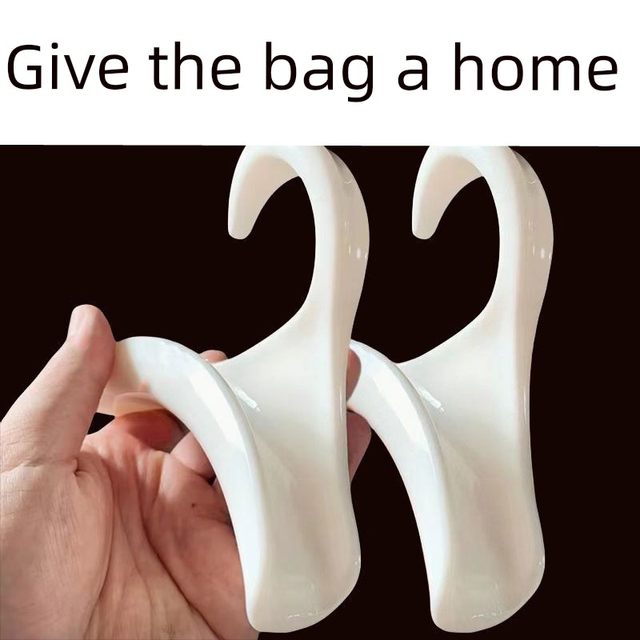 Bag hook artifact traceless arch hanging rack bag belt non-deformed jewelry rack porch hat scarf storage rack