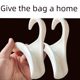 Bag hook artifact traceless arch hanging rack bag belt non-deformed jewelry rack porch hat scarf storage rack
