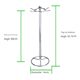 Kitchen storage rack kitchen utensils and spoons hanging rack spatula rack soup rack spoons shovel household hook rack floor-standing stainless steel storage
