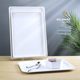 Melamine tray rectangular white plastic tea cup water cup tray fruit tray cake bread display tray commercial